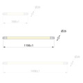 LED tube NANO LED T8, 120cm, 18W