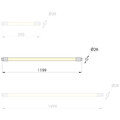 LED tube LEDstar pro T8, 120cm, 18W